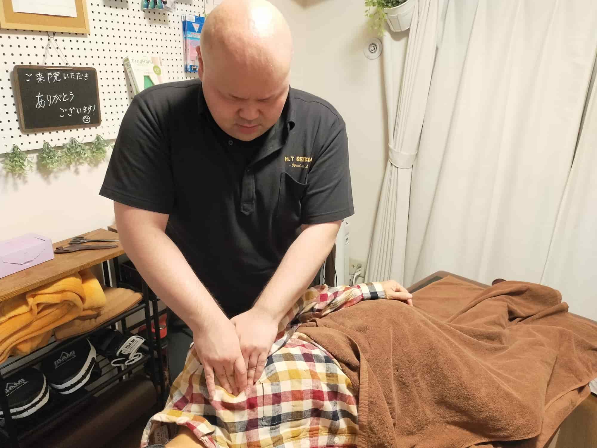 まちの小さな整骨院施術風景画像2